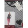 North Pole Pigiama serafino da donna manica lunga in cotone fresco jersey North Pole PLD27