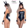 Cottelli Collection Bunny Set - Sexy Costume da Coniglietta Body a Tubo Nero