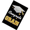 1pc Banner decorativo da giardino a tema di laurea Bandiera da giardino