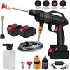 IDROPULITRICE PROFESSIONALE CON PRESSIONE CON DOPPIA BATTERIA 48V + VALIGIA 2025