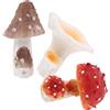 3 Pcs Funghi Decorativi Funghetti Bambini Giocano Con Il Cibo Fingi Di Giocare
