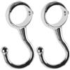 2 Pcs Gancetti Metallici Per Tende Ganci Bastoni Canna Gancio Del Tubo