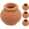 4 vasi piccoli per piante grasse, mini fioriere in terracotta per vaso da