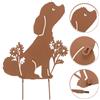 Cartello da cortile per cani, vivido paletto per cuccioli da giardino, delicato