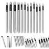 12 Pcs Attrezzo Per Fare Buchi Alle Cinture Perforatore Di Cuoio