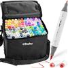 Ohuhu 120/168/216/320 colori Art Marker Set pennello + largo o pennello +...