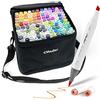 Ohuhu 120/168/216/320 colori Art Marker Set pennello + largo o pennello +...