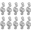100 PCS Music Note Charms for DIY Jewelry Projects Ciondolo Nota Musicale