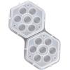 Stampo in silicone esagonale per scatola portagioie in resina epossidica,
