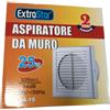 ASPIRATORE ARIA ELETTRODOMOESTICO DA PARETE 25W ELIMINA CATTIVI ODORI