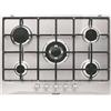 Glem Gas Piano Cottura 5 Fuochi 70 cm Gas Glem Incasso 1 Tripla Corona Inox GT755IX