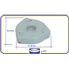 Ariston TAPPO COPERCHIO CONTENITORE SALE LAVASTOVIGLIE WHIRLPOOL CANDY ARISTON ELECTROLU