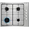 Electrolux Piano cottura 4 Fuochi gas Incasso 60 cm Inox Electrolux EGS6404SX