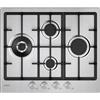 Candy Piano Cottura 4 Fuochi a Gas 60 cm colore Inox Moderna CHG6D4WTX Candy