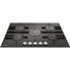 Hotpoint Ariston Piano Cottura 5 Fuochi Nero a Gas 75 cm Incasso Hotpoint Ariston FTGHG 751D BK