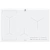 Electrolux Piano cottura ad Induzione 4 Fuochi 78 cm Bianco Electrolux EIL83443BW