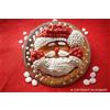 SILIKOMART STAMPO IN SILICONE TORTA BABBO NATALE SFT 334 SANTA CLAUS IN GIFT BOX SILIKOMART