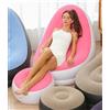 AntDau71 Poltrona sofà gonfiabile con poggiapiedi comfort stabile resistente