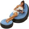 AntDau71 Poltrona sofà gonfiabile con poggiapiedi comfort stabile resistente