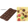 SILIKOMART STAMPO CIOCCOLATINI IN SILICONE XMAS BUTTONS NATALE SCG 41 -Easy Choc SILIKOMART