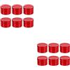 6pcs Light Oneinment Container Eye Cream Densering Lattine vuote Candele Vasetti