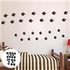 32pcs Dragon Footprint Wall Adesivo Creative Adesivo per bambini Decallo muro