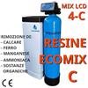 aquatek Addolcitore Automatico per Acqua di Pozzo MIX LCD4C AMMONIACA CALCARE FERRO