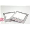 Senza marchio Diatomaceous Earth Coaster Square Set di 2 pezzi - Assorbe l'umidità, bianco,...