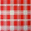 TOVAGLIE CARTA 100X100 SCOZZESE ROSSO-BIANCO - CF.100 PEZZI -