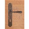 UTENSIL LEGNO Maniglia in ferro quadro 8 mm foro normale 70 mm FM030.N70