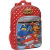 ZAINO SCUOLA SUPER WINGS 38 CM ZAINO SCUOLA ELEMENTARI BAMBINI ROSSO