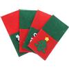 4pcs Christmas Party Pollery Porta di posate di Natale Porta di argento tavole