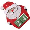 Calendari dell'avvento natalizio in legno creativo Decorazioni a forma di uomo