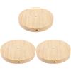 Base Luminosa Piccola Per Lampada Legno Piedistallo Portalampada