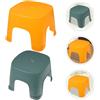 2 pezzi sgabello per piedi in plastica sgabello per bagno sgabello per piedi