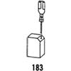Bosch AS 0167 CARBONCINO 5x8x15.5mm BOSCH faston mm 2.8 fig. 183 senza autostacco