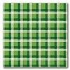 TOVAGLIE CARTA 100X100 SCOZZESE VERDE-BIANCO - CF.100 PEZZI -