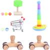 1 set pappagallo roller skateboard giocattolo divertente giocattolo pet