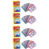 2 pezzi che raccontano Time Flash Cards Educational Board Game Game Game Toy