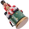 Nuovo legno Schiaccianoci Ornamento Schiaccianoci Carillon Decor Decorazione a