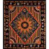 Does not apply Arazzo Arazzo Psichedelico Trippy Arancione Dorato Sole Luna Hippie Mandala - 14
