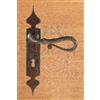 Utensil Legno Maniglia forgiata 8 mm foro normale 70 mm cod.FM015.N70