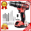 MHPRO Trapano Avvitatore a Batteria da 21V Avvitatore a Batteria 2.0Ah 42Nm Avvitatore