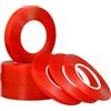 StickersLab NASTRO BIADESIVO ALTE TEMPERATURE 50m x 25mm TRASPARENTE PER FISSAGGIO