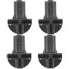 Connettori in plastica a cubo di filo da 4 pezzi Connettore per scaffalature