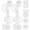 2 Sets Curtain Roller Chain Blind Fitting Kit for Home Decor Accessori Tende