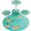 Espositore in acrilico: Espositore per action figure - Ripiano con base rotonda