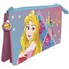 Disney Principesse Disney Astuccio con 3 scomparti, multicolore