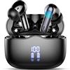 xinwld Cuffie Bluetooth 5.4 iOS e Android Cuffiette Wireless Cancellazione Rumore 40ore
