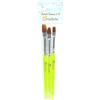 Avenue Mandarine 52530O - Kit di 3 pennelli brosses sintetici Assortitoti